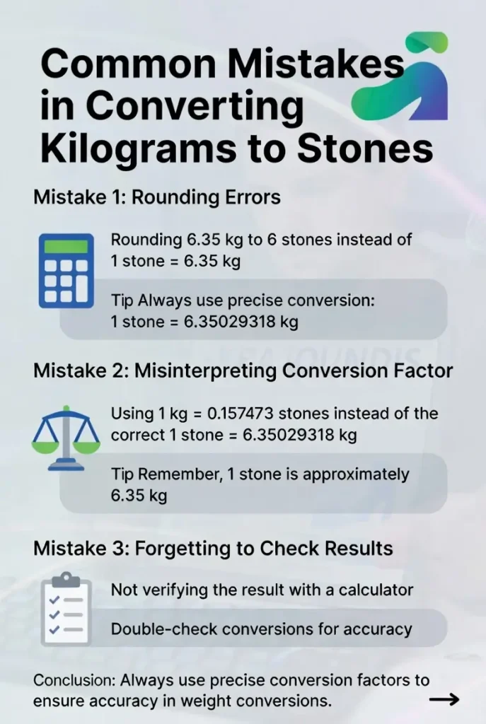 Common Mistakes in Kg to Stone Conversions